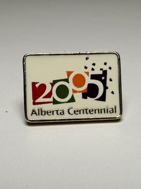 ✨2 for $10✨   Vintage 2005 Alberta Centennial Lapel Pin Canada Collectible